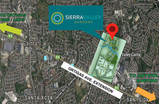 Sierra Valley Gardens in Cainta Rizal by Robinsons Land