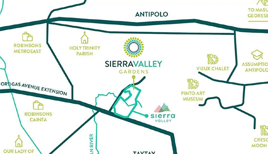 Sierra Valley Gardens in Cainta Rizal by Robinsons Land